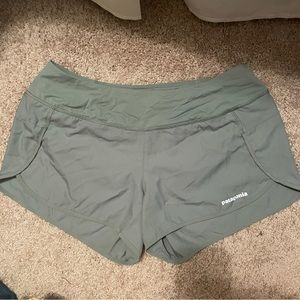 Patagonia Strider 3.5in Running Short - Light Green Sea Foam - M